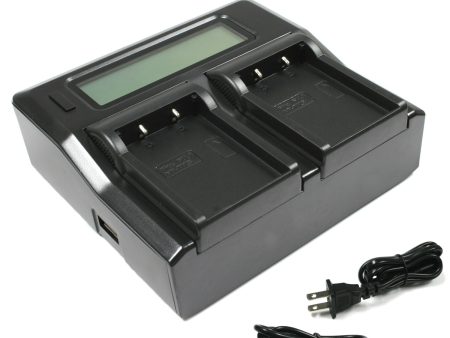 Fujifilm NP-T125 Dual LCD Battery Charger by Wasabi Power For Discount