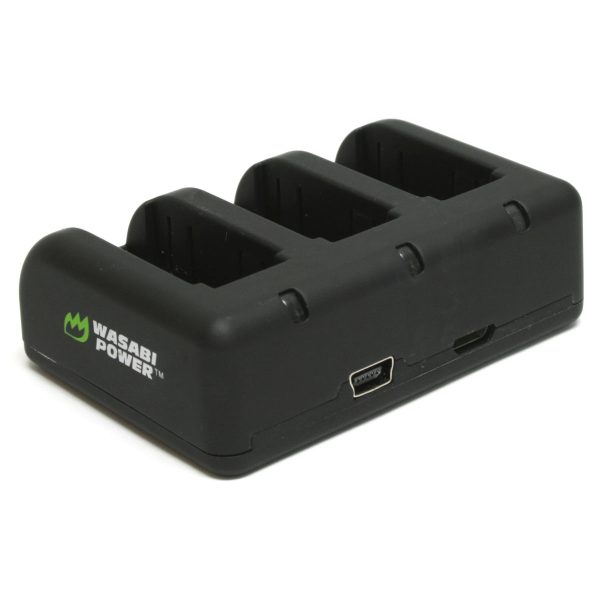 GoPro HERO4, HERO3, HERO3+ Triple Charger by Wasabi Power Cheap