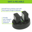 Sony NP-FW50 Battery (2-Pack) and Dual Charger by Wasabi Power on Sale