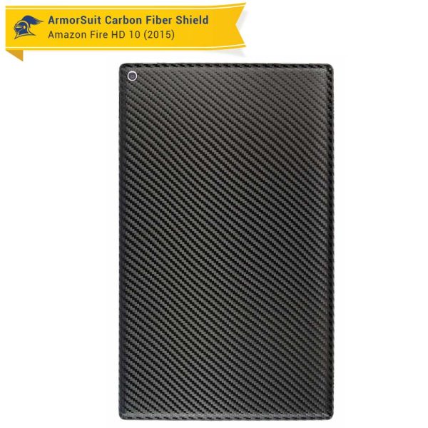 Amazon Fire HD 10 Screen Protector (10.1  - 2015 Edition) + Black Carbon Fiber Online Sale