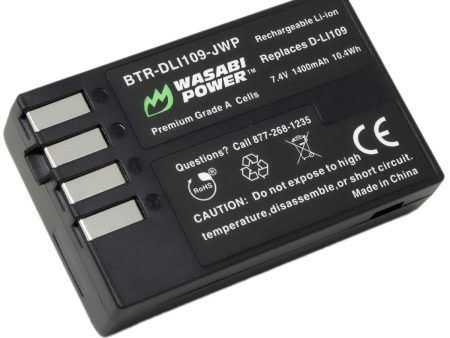 Pentax D-LI109 Battery by Wasabi Power For Discount