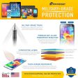 HP Pro Slate 8 Screen Protector + Black Carbon Fiber Skin Fashion