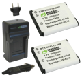 Nikon EN-EL19 Battery (2-Pack) and Charger by Wasabi Power on Sale