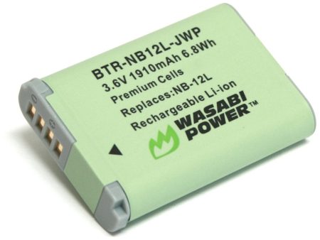 Canon NB-12L Battery by Wasabi Power on Sale