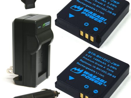 Pentax D-LI106 Battery (2-Pack) and Charger by Wasabi Power Hot on Sale