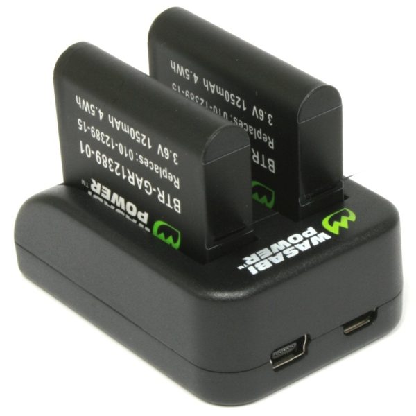 Garmin VIRB Ultra 30 Dual Charger by Wasabi Power Online now