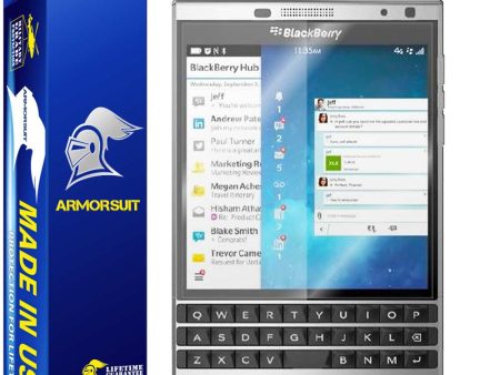 [2 Pack] BlackBerry Passport Sliver Edition Screen Protector (Case-Friendly) Sale