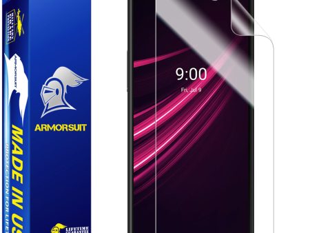 [2 Pack] ArmorSuit MilitaryShield Screen Protector Designed for T-Mobile REVVL V+ 5G (2021) Max Coverage Anti-Bubble HD Clear Film Supply