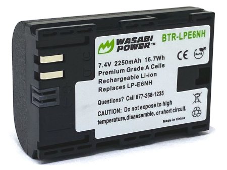 Canon LP-E6NH Battery by Wasabi Power Online