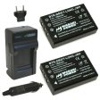 Drift Cameras Battery (2-Pack) and Charger by Wasabi Power Hot on Sale