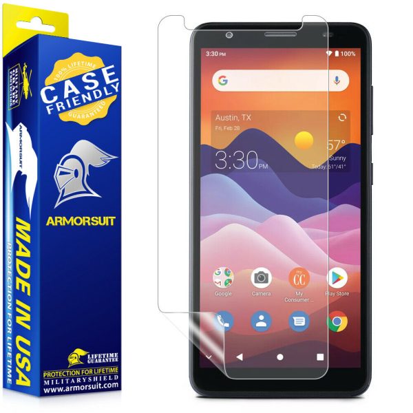 [2-Pack] ArmorSuit MilitaryShield Anti-Glare Screen Protector Designed for ZTE Avid 579 Case Friendly Anti-Bubble Matte Film Online now