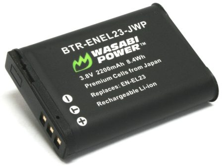 Nikon EN-EL23 Battery by Wasabi Power For Sale