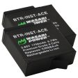 Battery (2-Pack) for Insta360 Ace and Ace Pro by Wasabi Power Online Hot Sale