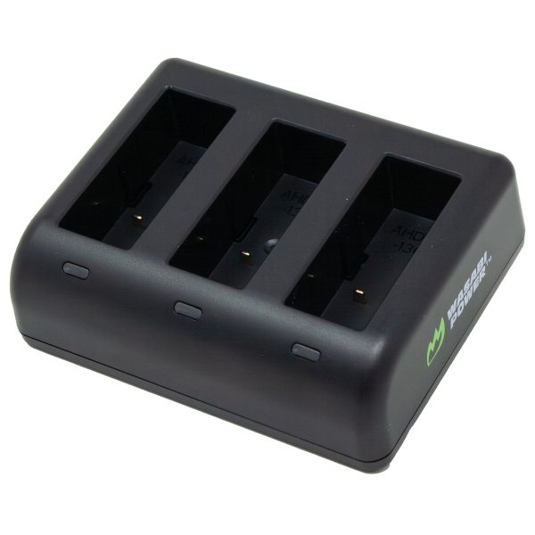 GoPro HERO13 Triple Battery Charger by Wasabi Power Online