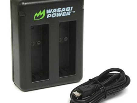 GoPro HERO8 Black, HERO7 Black, HERO6, HERO5, HERO 2018 Dual Battery Charger by Wasabi Power For Sale