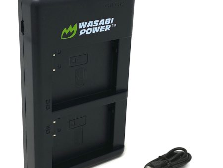 Leica BP-DC12 Micro USB Dual Battery Charger by Wasabi Power on Sale