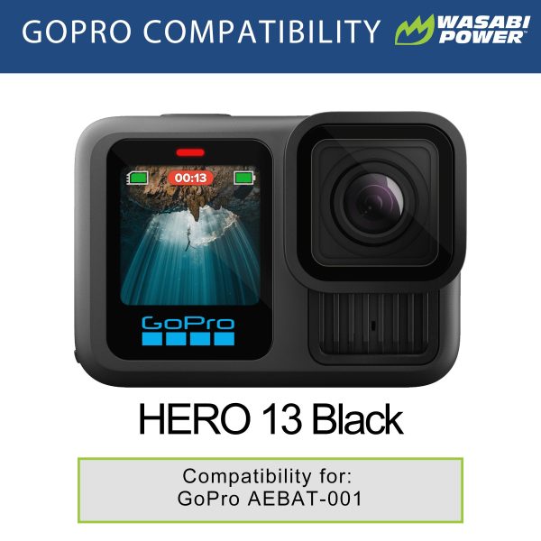 GoPro HERO13 Battery by Wasabi Power on Sale