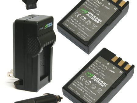 Nikon EN-EL9 Battery (2-Pack) and Charger by Wasabi Power Sale