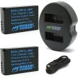 Canon LP-E12 Battery (2-Pack) and Dual Charger by Wasabi Power Online