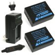 Fujifilm NP-W126, NP-W126S Battery (2-Pack) and Charger by Wasabi Power Online Hot Sale