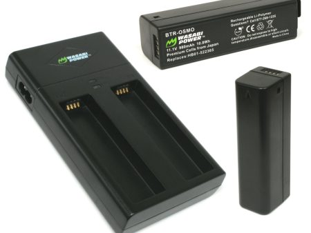 DJI Osmo Battery (2-Pack) and Dual Charger by Wasabi Power Online now