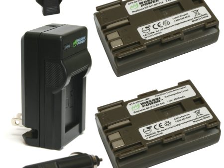 Canon BP-511, BP-511A Battery (2-Pack) and Charger by Wasabi Power For Sale