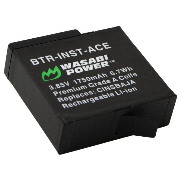 Battery for Insta360 Ace and Ace Pro by Wasabi Power For Cheap