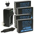 Wasabi Power Battery (4-Pack) and Charger for Fujifilm NP-W126, NP-W126S Online Hot Sale