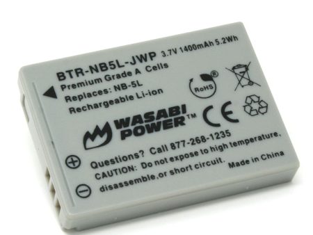 Canon NB-5L Battery by Wasabi Power on Sale