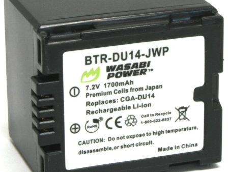 Panasonic CGA-DU12, CGA-DU14, VW-VBD120, VW-VBD140 Battery by Wasabi Power For Cheap