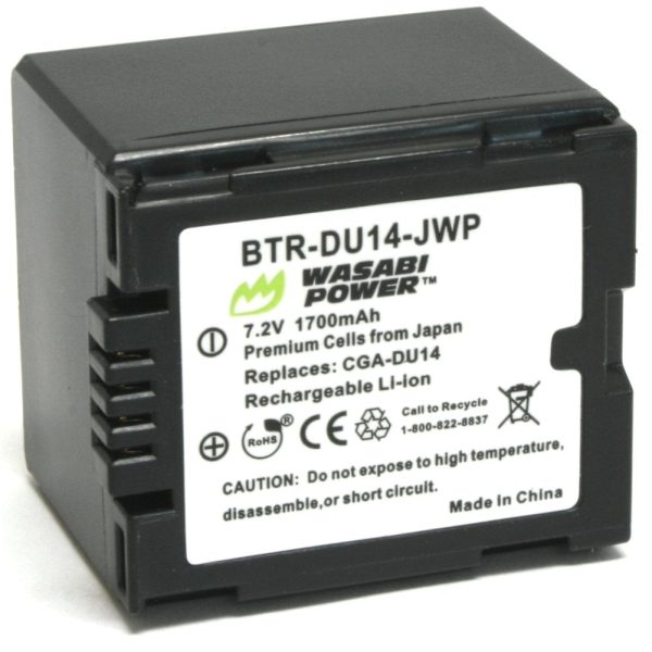 Panasonic CGA-DU12, CGA-DU14, VW-VBD120, VW-VBD140 Battery by Wasabi Power For Cheap