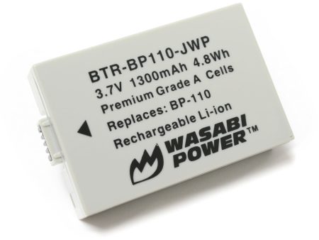 Canon BP-110 (Fully Decoded) Battery by Wasabi Power For Discount