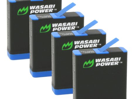 GoPro HERO8 Battery (4-Pack) Compatible with HERO7 Black, HERO6, HERO5 by Wasabi Power Online Sale