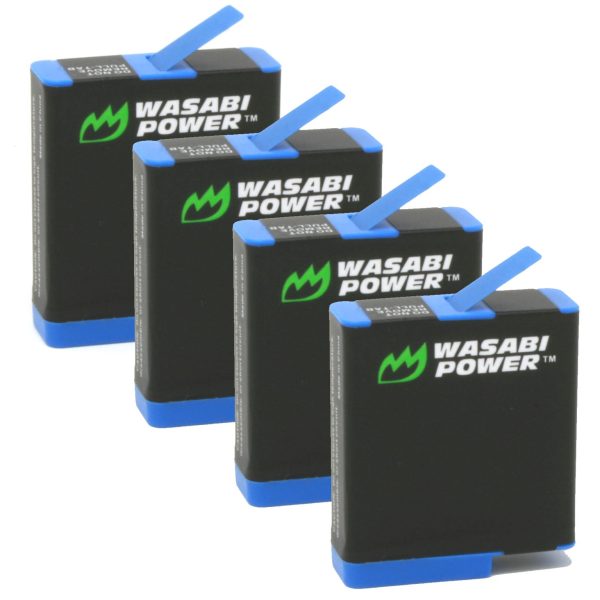 GoPro HERO8 Battery (4-Pack) Compatible with HERO7 Black, HERO6, HERO5 by Wasabi Power Online Sale