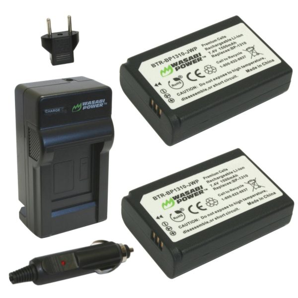 Samsung ED-BP1310 Battery (2-Pack) and Charger by Wasabi Power For Cheap