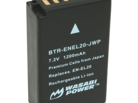 Nikon EN-EL20, EN-EL20a Battery by Wasabi Power For Discount