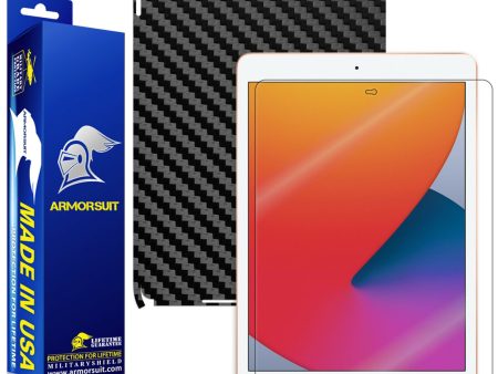 Apple iPad 10.2  (2019-2021)Screen Protector + Carbon Fiber Skin Online Hot Sale