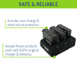 GoPro HERO4, AHDBT-401 Battery (2-Pack) and Triple Charger by Wasabi Power Online Sale