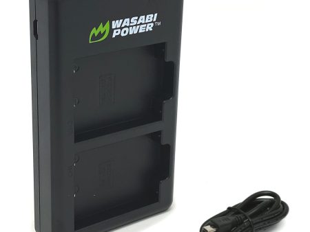 Fujifilm NP-W126, NP-W126S Micro USB Dual Battery Charger by Wasabi Power Supply