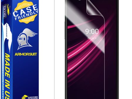 [2 Pack] ArmorSuit MilitaryShield Screen Protector Designed for T-Mobile REVVL V+ 5G (2021) Case Friendly Anti-Bubble HD Clear Film Fashion