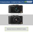 Panasonic DMW-BCJ13 Battery (2-Pack) and USB Dual Charger for by Wasabi Power Hot on Sale