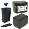 Canon BP-727, CG-700 Battery (2-Pack) and Charger by Wasabi Power Hot on Sale