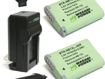 Canon NB-12L Battery (2-Pack) and Charger by Wasabi Power For Cheap