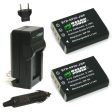 Ricoh DB-90 Battery (2-Pack) and Charger by Wasabi Power Cheap