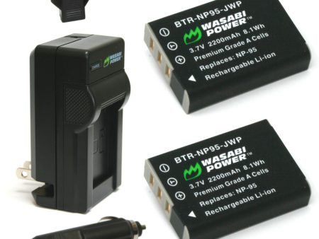 Ricoh DB-90 Battery (2-Pack) and Charger by Wasabi Power Cheap