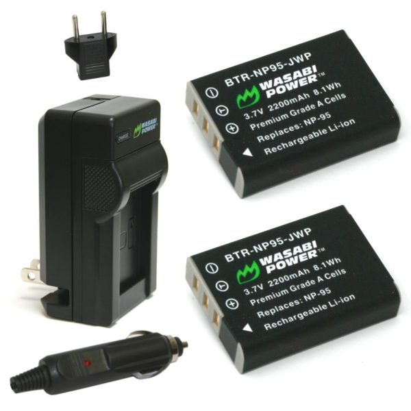 Ricoh DB-90 Battery (2-Pack) and Charger by Wasabi Power Cheap