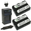 Sony NP-FM50 Battery (2-Pack) and Charger by Wasabi Power Online now