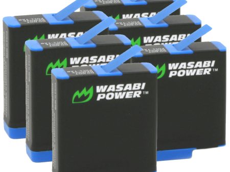 GoPro HERO8 Battery (6-Pack) Compatible with HERO7 Black, HERO6, HERO5 by Wasabi Power on Sale