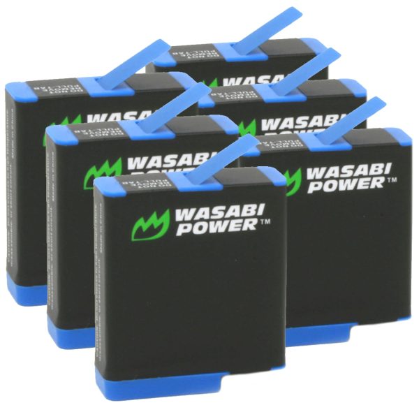 GoPro HERO8 Battery (6-Pack) Compatible with HERO7 Black, HERO6, HERO5 by Wasabi Power on Sale